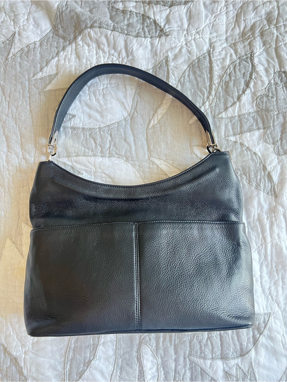 SAS San Antonio Shoemakers Women’s Black Leather Edee Hobo Handbag Size 13x9x3.5